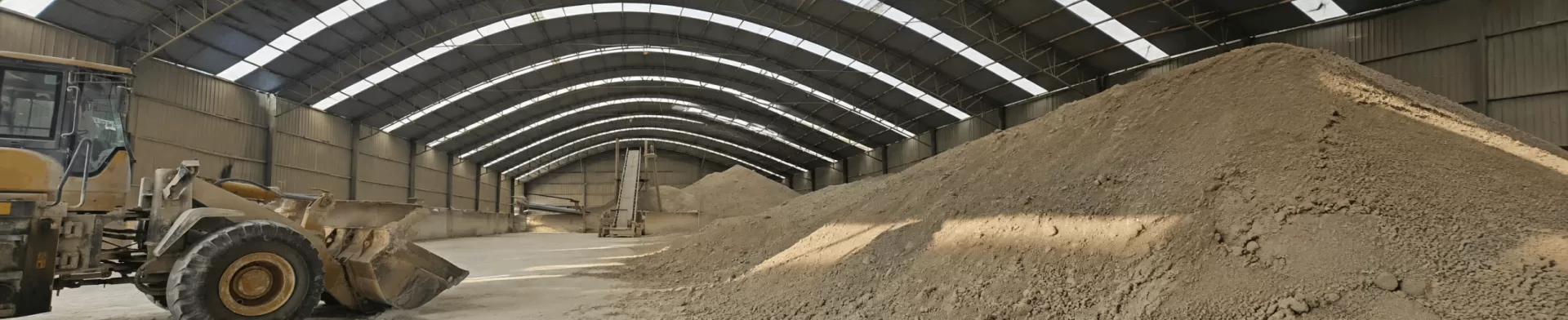 Sodium bentonite production workshop